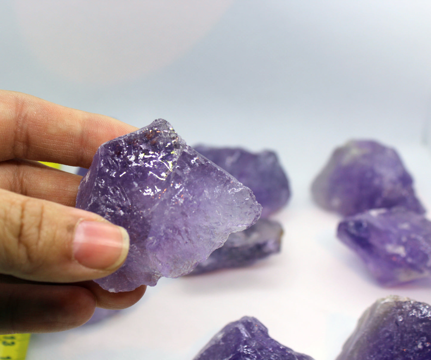 Söt tygpåse med tre stenar/kristaller Dekor Cocholate.es