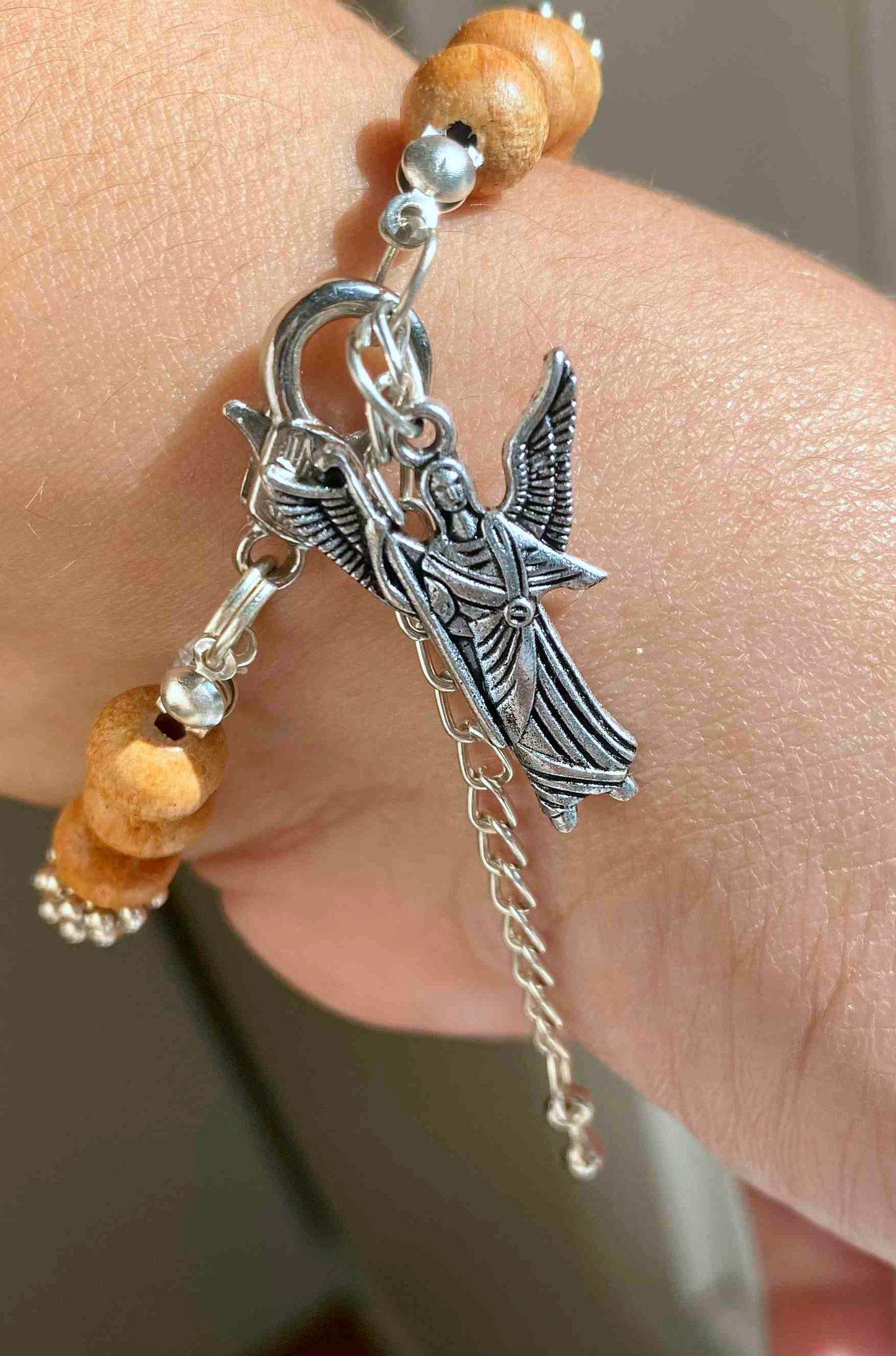 Ärkeängel Raphael armband grön aventurin Armband Cocholate.se