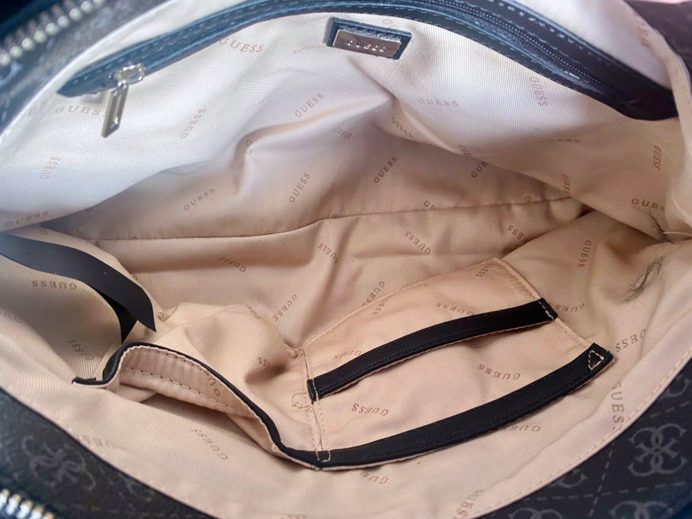 GUESS LORENNA GIRLFRIEND SATCHEL GREY