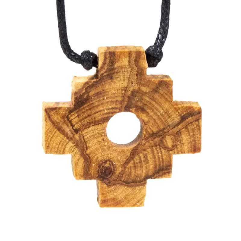Talisman av Palo Santo med Inkakorset Halsband Cocholate.se