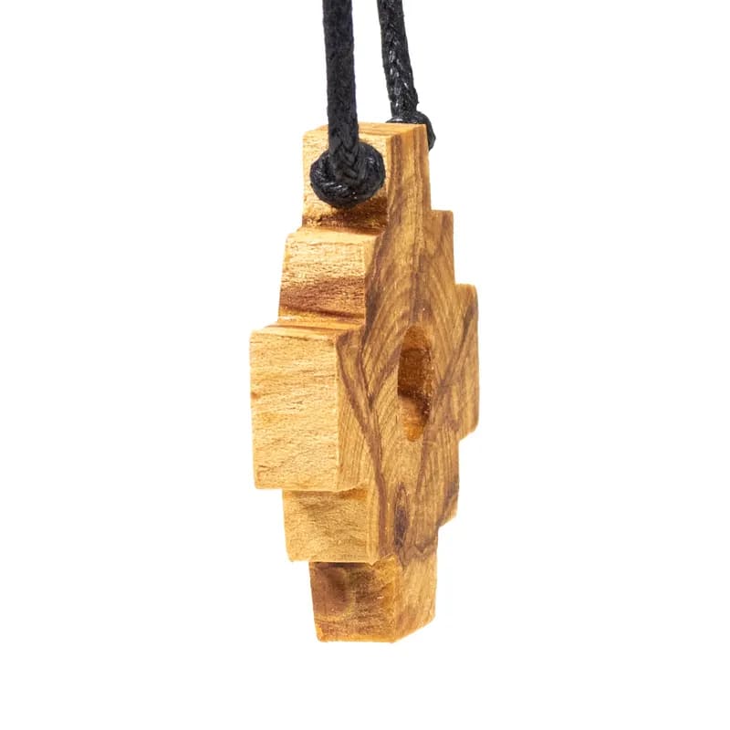 Talisman av Palo Santo med Inkakorset Halsband Cocholate.se