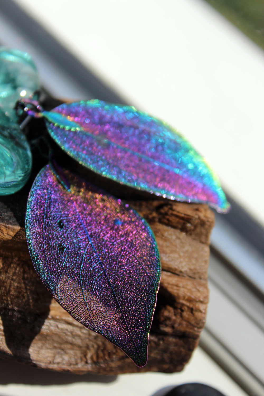 Lövörhängen Multicolor Smycken Cocholate.se