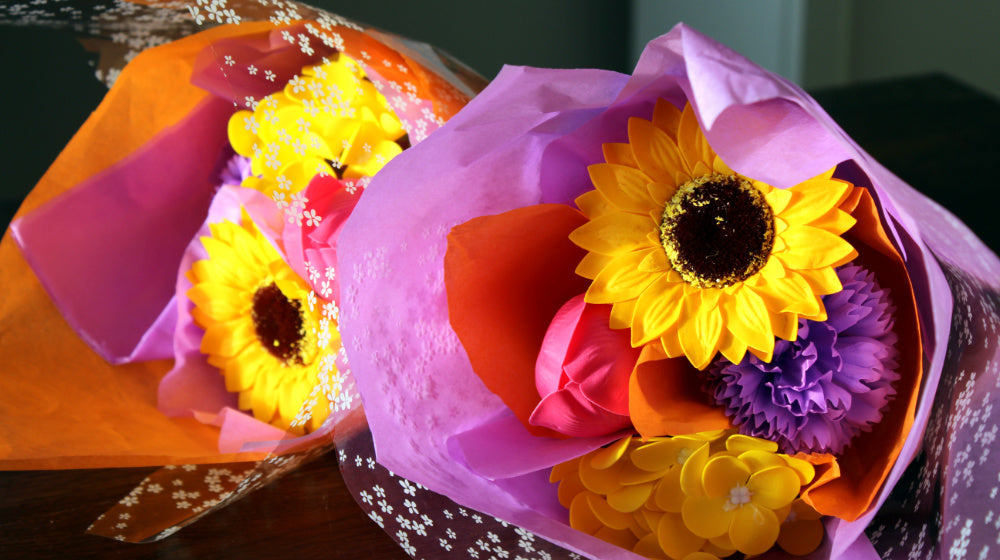 Originell Mini tvål-blombukett