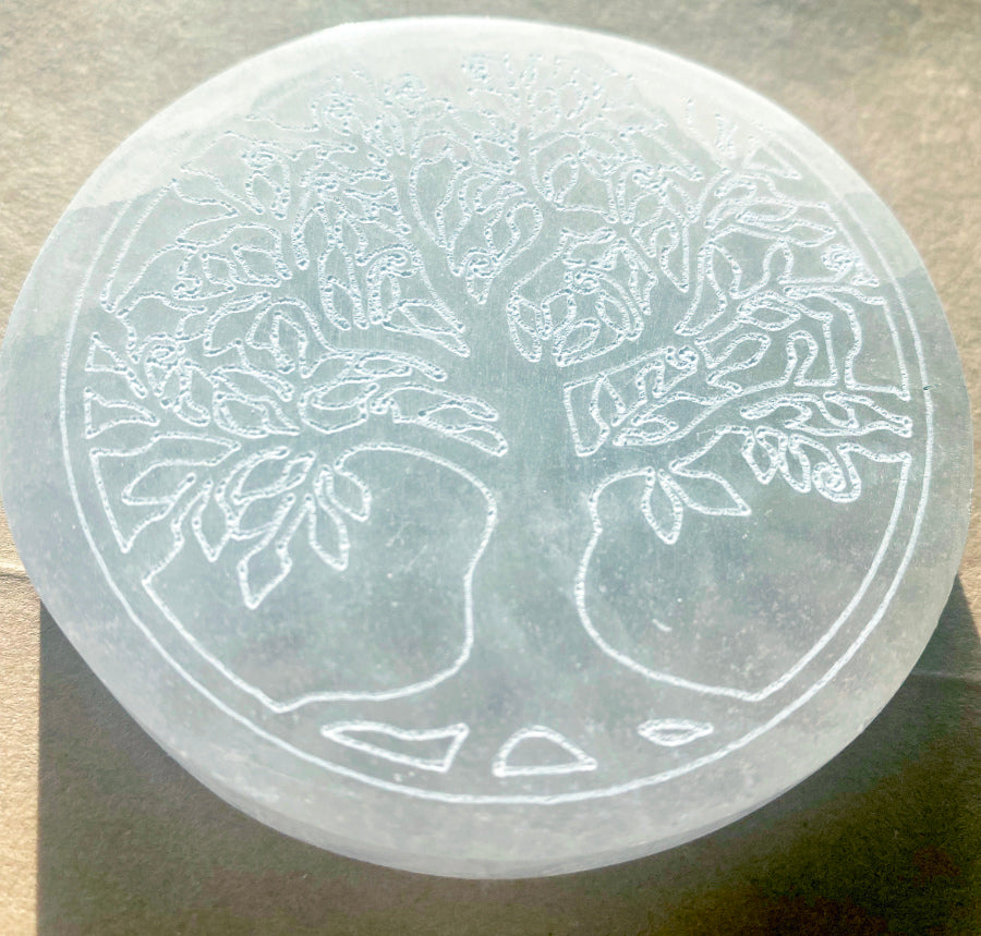 Selenit laddningsplatta Dekor Cocholate.se